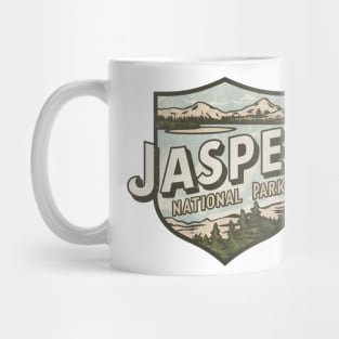 Jasper National Park Vintage Emblem Mug